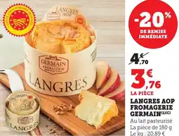 Bi1 Langres aop fromagerie germain offre