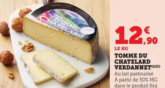 Bi1 Tomme du chatelard verdannet offre