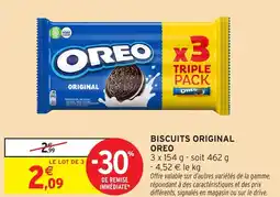 Intermarché Hyper OREO Biscuits original offre