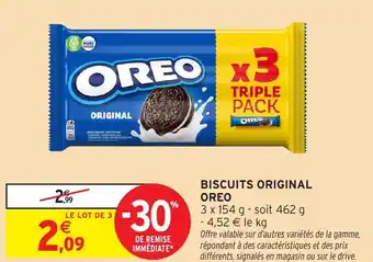 Intermarché Hyper OREO Biscuits original offre