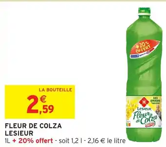 Intermarché Hyper LESIEUR Fleur de colza offre