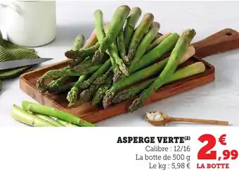 Bi1 Asperge verte offre