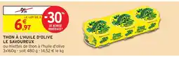 LE SAVOUREUX Thon à l'huile d'olive