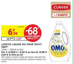 Intermarché Hyper OMO Lessive liquide oui pour tahiti offre