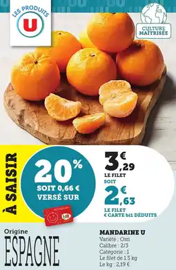 Bi1 Mandarine u offre