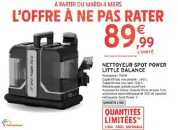 Intermarché Hyper Nettoyeur spot power little balance offre