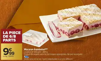 Carrefour Market Macaron framboise offre