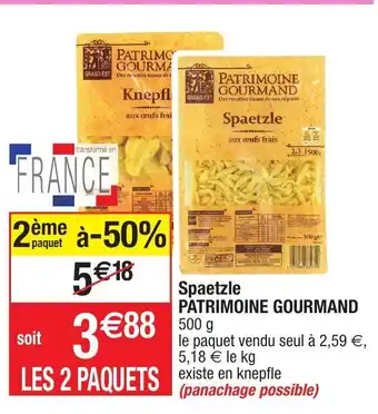 Spaetzle Patrimoine Gourmand