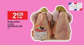 Poules prêtes à cuire