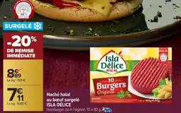 Carrefour Market Haché halal au bœuf surgelé ISLA DÉLICE offre