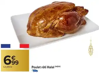 Carrefour Market Poulet rôti Halal offre