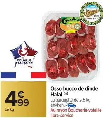 Carrefour Market Osso bucco de dinde Halal offre