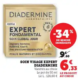 Super U Soin visage expert diadermine offre