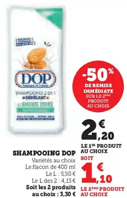 Super U Shampooing dop offre