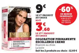 Super U Coloration permanente excellence creme offre