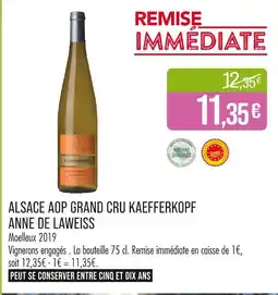 Match ANNE DE LAWEISS Alsace AOP Grand Cru Kaefferkopf offre