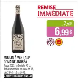 Match Domaine Andréa Moulin à Vent AOP offre