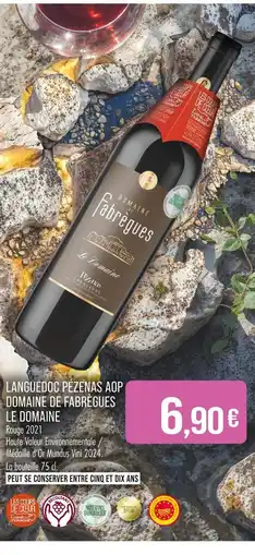 Match Domaine de Fabrègues Languedoc pézenas AOP Le Domaine offre