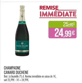 Match Canard Duchene Champagne offre