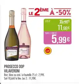 Match VILAVERONI Prosecco dop offre