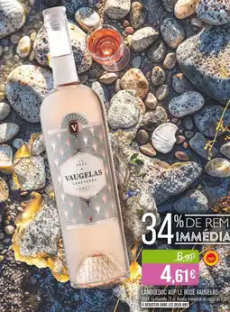 Match VAUGELAS Languedoc aop le rosé offre