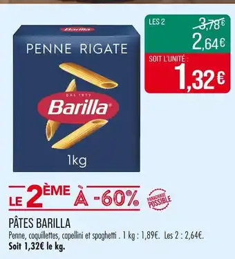 Match Barilla Pâtes offre