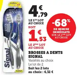 Super U Brosses a dents signal offre