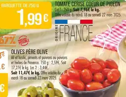 Match Tomate cerise coeur de pigeon offre