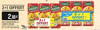 Match PANZANI Pâtes cuisson rapide les 3 minutes offre