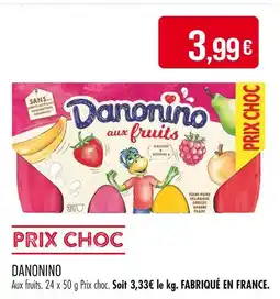 Match DANONINO Danonino aux fruits offre