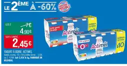 Match ACTIMEL Yaourt à boire offre