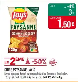 Match Lay's Chips Paysanne offre