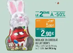 Match M&M'S Moulage en chocolat au lait offre