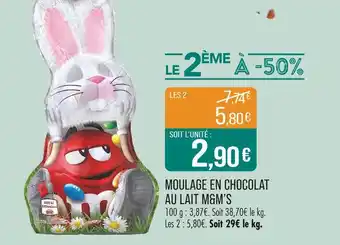 Match M&M'S Moulage en chocolat au lait offre