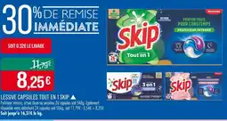 Match SKIP ▲ Lessive Capsules Tout en 1 offre