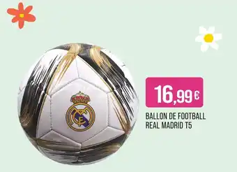 Match Real Madrid Ballon de football T5 offre