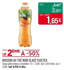 Match Fuze tea Boisson au thé noir glacé offre