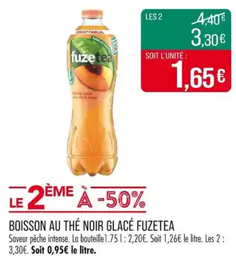 Match Fuze tea Boisson au thé noir glacé offre