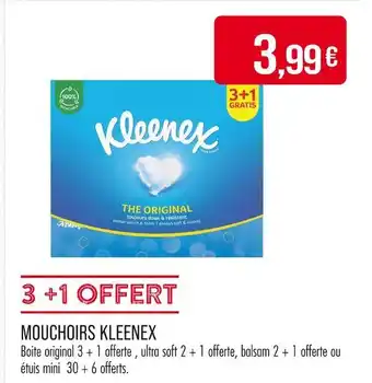 Match KLEENEX Mouchoirs offre