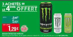 Match Monster Boisson Énergétique offre