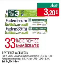 Match Vademecum Dentifrice offre