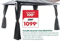 Truffaut Tonnelle de jardin atlas brighton offre