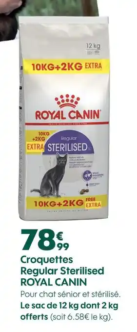 Truffaut ROYAL CANIN Croquettes regular sterilised offre