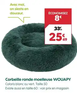 Truffaut WOUAPY Corbeille ronde moelleuse offre