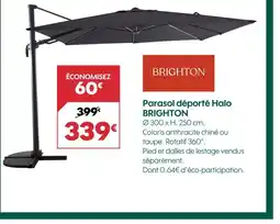 Truffaut BRIGHTON Parasol déporté Halo offre