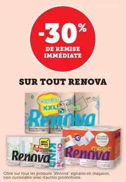 Super U Sur tout renova offre