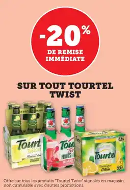 Super U Sur tout tourtel twist offre