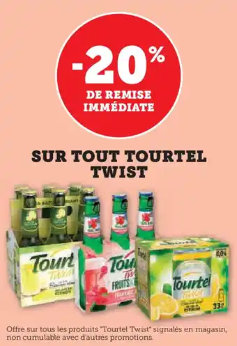 Super U Sur tout tourtel twist offre