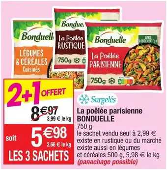 Migros La poêlée parisienne offre