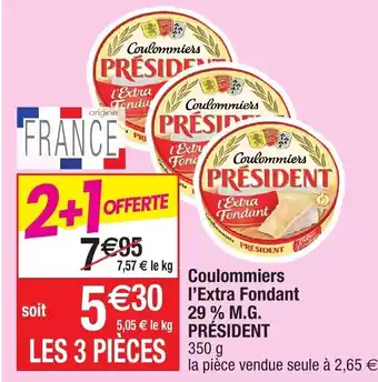 Coulommiers l'Extra Fondant